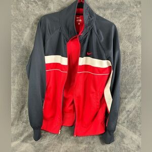Nike Black and Red Sports Jacket